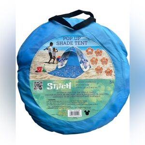 Disney Stitch Kids Pop Up Shade Tent - Light Blue